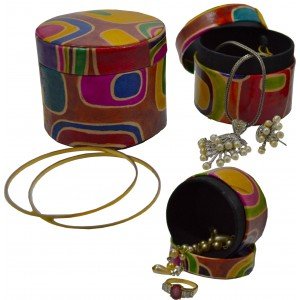 arpera  | Leather 3 in 1 Jewellery Case | C11407-8A  | Multicolor